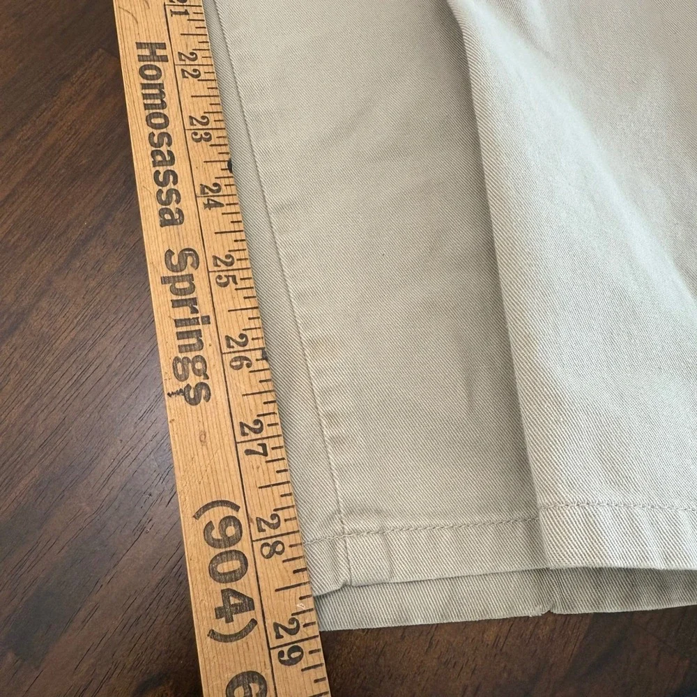Polo Ralph Lauren Chino Pants Mens 40x30 (40x29) Beige Straight Leg Cotton READ